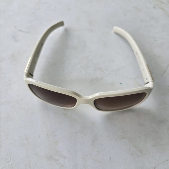 Authentic Fendi Off White Sunglass Women Sparkle Side Bling Made In Italy - Picture 5 of 14